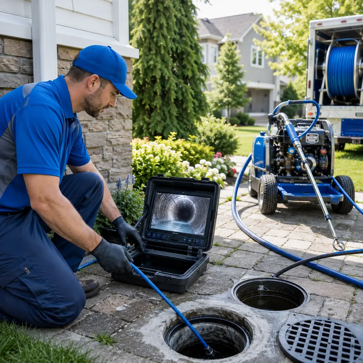 Outdoor drain cleaning professionals serving Elmwood, NE